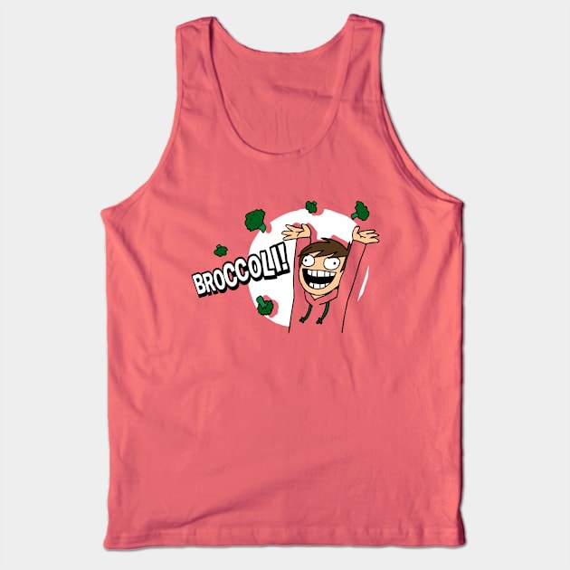 eddsworld -broccoli tee size extra large Tank Top by Tracy Daum